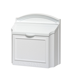 Whitehall Wall Mailbox in White