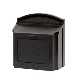 Whitehall Wall Mailbox in Black