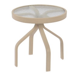 Windward Acrylic 18" Round Side Table - WT1818A