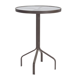 Windward Acrylic 30" Round Bar Table - WT3018BA