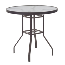 Windward Acrylic 36" Round Bar Table - WT3618BA