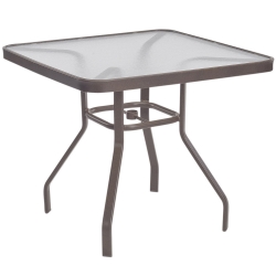 Windward Acrylic 42" Square Dining Table - WT4218SA