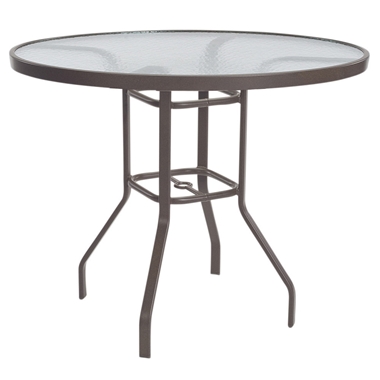 Windward Acrylic 48" Round Balcony Table - WT4818-36A