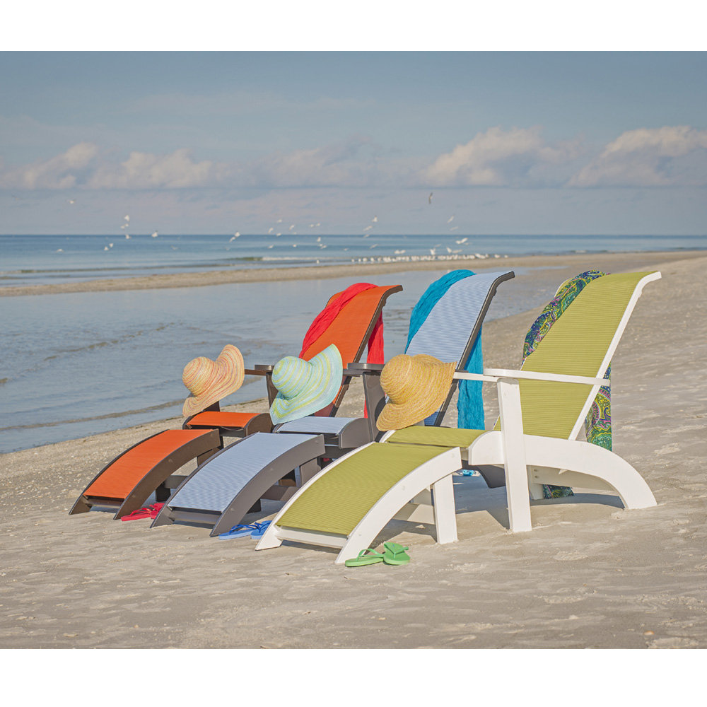 Windward MGP Adirondack Sling Chair and Ottoman Set of 3 - WW-ADIRONDACK-SET2