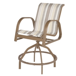 Windward Anna Maria Sling Swivel Balcony Chair - W7738SL