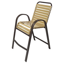 Windward Anna Maria Strap Stackable Bar Chair - W7775