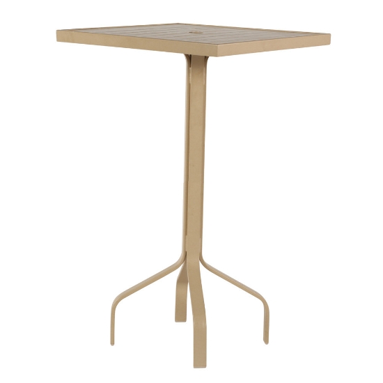 Windward Avalon Aluminum 30" Square Bar Table - KD3004-42SAVU
