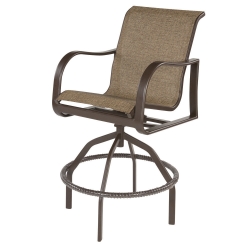 Windward Corsica Sling Swivel Bar Chair - W0637