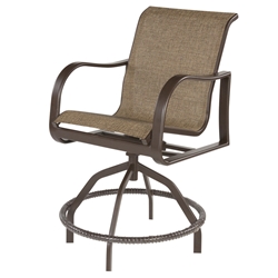 Windward Corsica Sling Swivel Balcony Chair - W0638