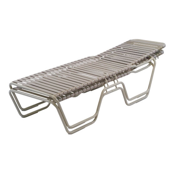 Windward aluminum chaise stacked