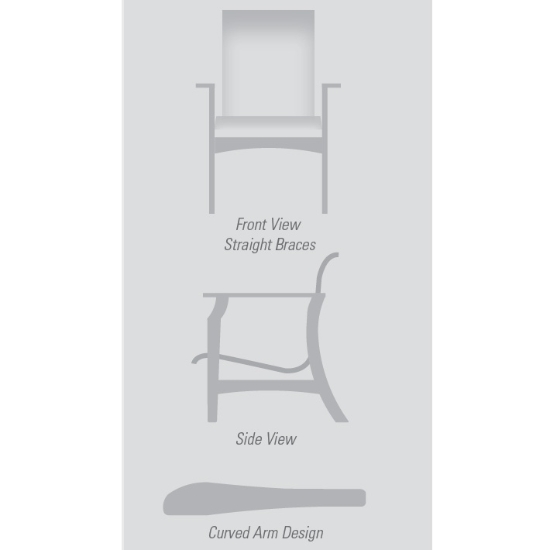 adjustable back outdoor chasie