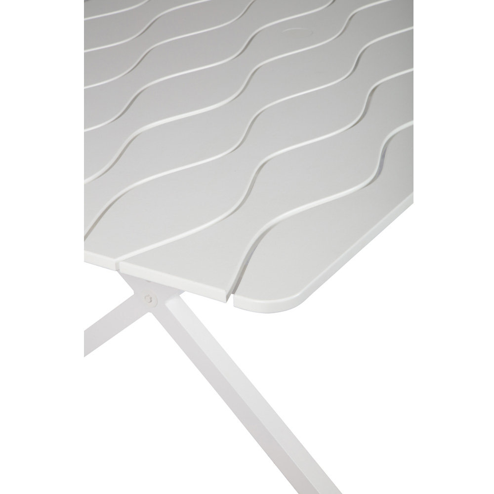 aluminum base outdoor dining table