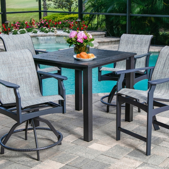 Windward aluminum dining table