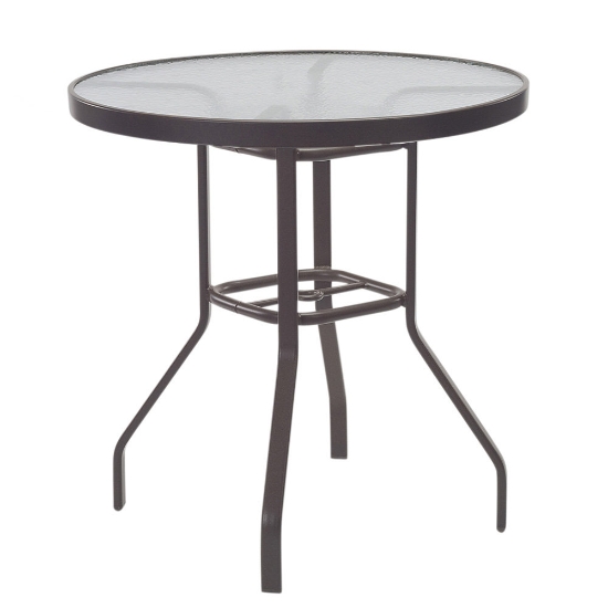 Windward Glass 36" Round Balcony Table - KD3618-36G