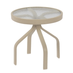 Windward Glass 18" Round Side Table - WT1818G