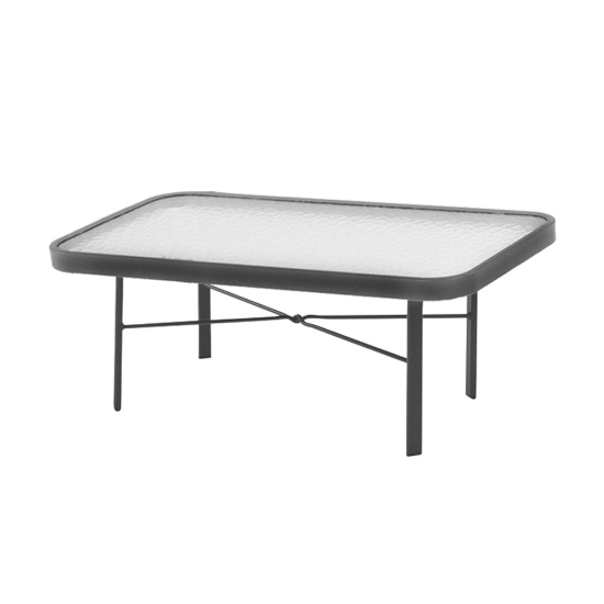 Windward Glass 18" x 34" Rectangular Cocktail Table - WT1834-18G