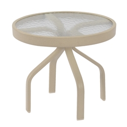 Windward Glass 24" Round Side Table - WT2418G