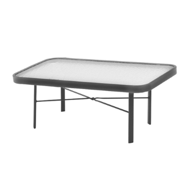 Windward Glass 24" x 36" Rectangular Coffee Table - WT2436-18G
