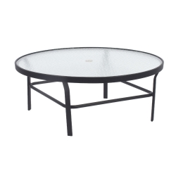 Windward Glass 42" Round Conversation Table with Umbrella Hole - WT4218CDGU