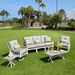 Marine grade polymer frame outdoor couch