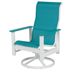 Windward Kingston Sling High Back Dining Swivel Rocker - W4235HB