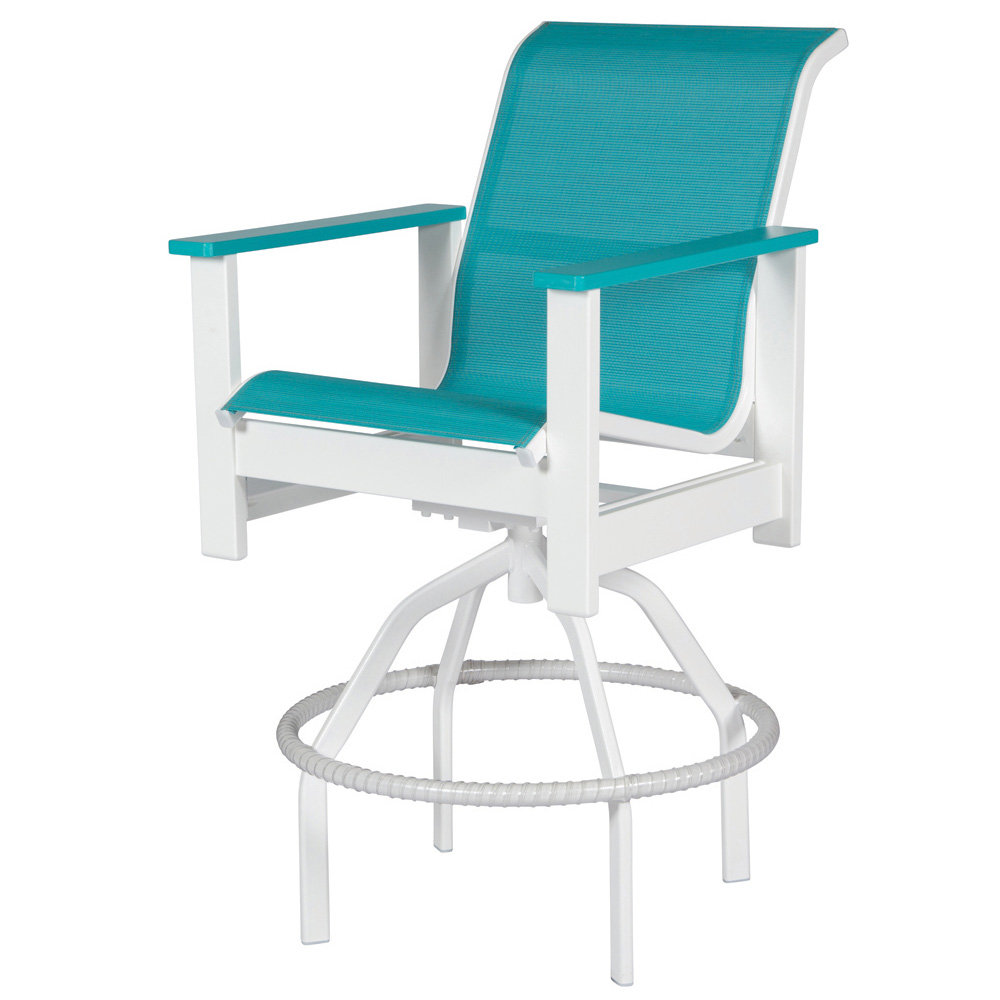 Windward Kingston Sling Swivel Bar Chair - W4237