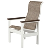 high back outdoor dining chair