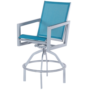 Windward Madrid Sling Swivel Bar Chair - W6337
