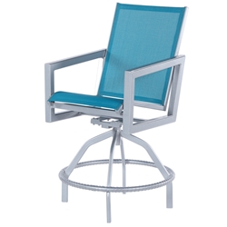 Windward Madrid Sling Swivel Balcony Chair - W6338