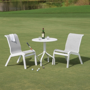 Windward Malibu MGP Sling Bistro Set for 2 - WW-MALIBU-SET4
