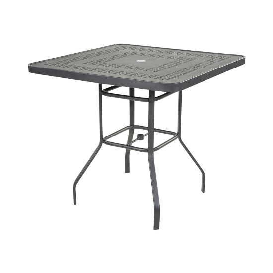 Windward Mayan Aluminum 36" Square Balcony Table - KD3618-36SMYNU