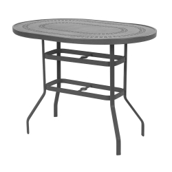 Windward Mayan Aluminum 36" x 54" Oval Bar Table - KD3654-18BMYN