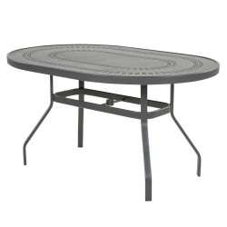 Windward Mayan Aluminum 36" x 54" Oval Dining Table - KD3654-18MYN