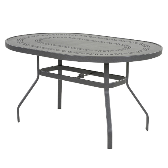 Windward Mayan Aluminum 36" x 54" Oval Dining Table - KD3654-18MYN