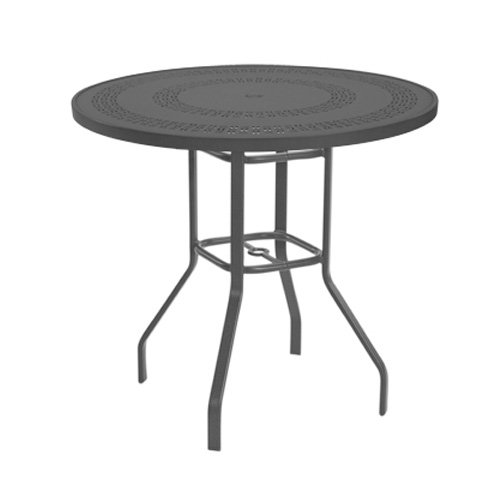 Windward Mayan Aluminum 42" Round Balcony Table - KD4218-36MYNU