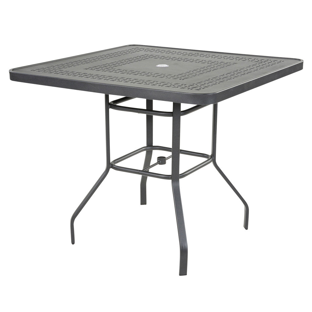 Windward Mayan Aluminum 42" Square Balcony Table - KD4218-36SMYNU
