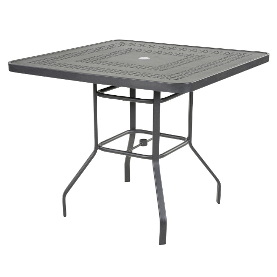 Windward Mayan Aluminum 42" Square Balcony Table - KD4218-36SMYNU