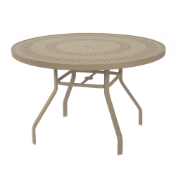 Windward Mayan Aluminum 42" Round Dining Table - KD4218MYNU