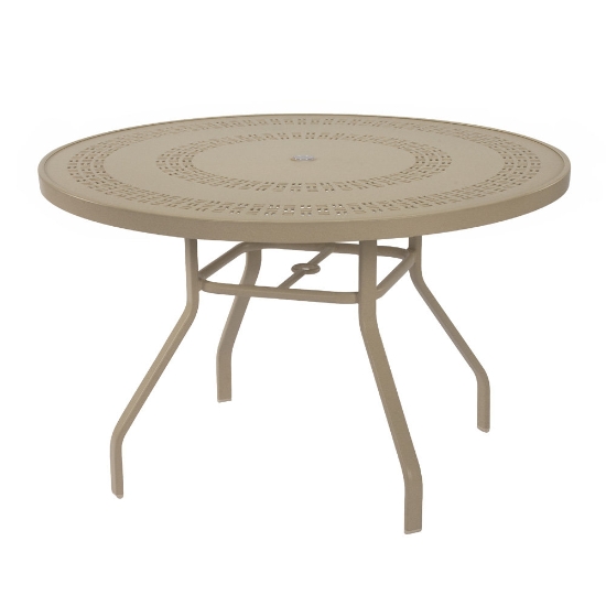 Windward Mayan Aluminum 42" Round Dining Table - KD4218MYNU