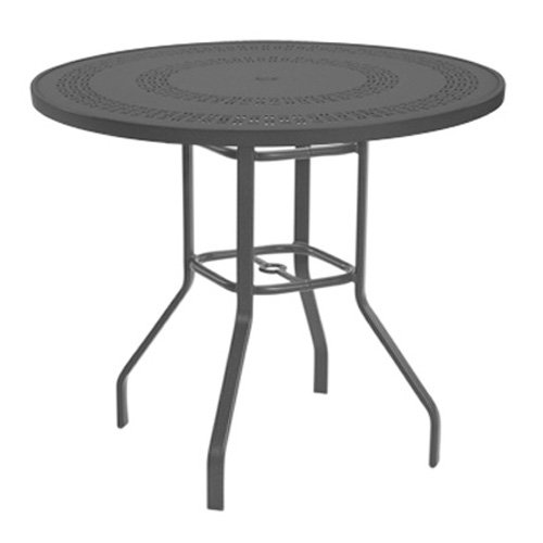 Windward Mayan Aluminum 47" Round Bar Table - KD4718BMYNU