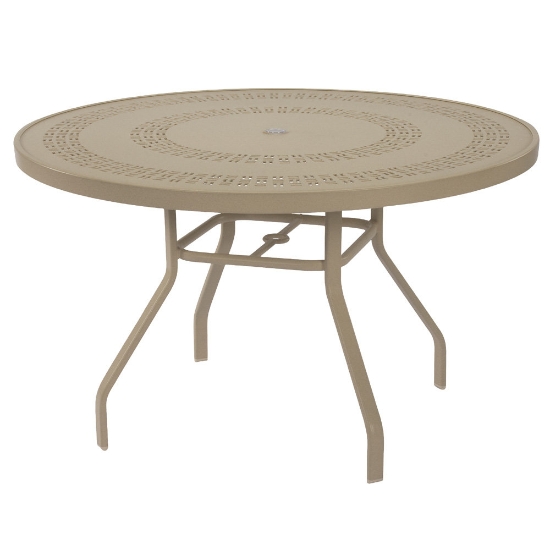 Windward Mayan Aluminum 47" Round Dining Table - KD4718MYNU