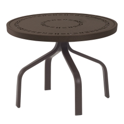 Windward Mayan Aluminum 24" Round Side Table - WT2418MYN