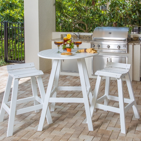 Windward Kingston marine grade polymer bar table