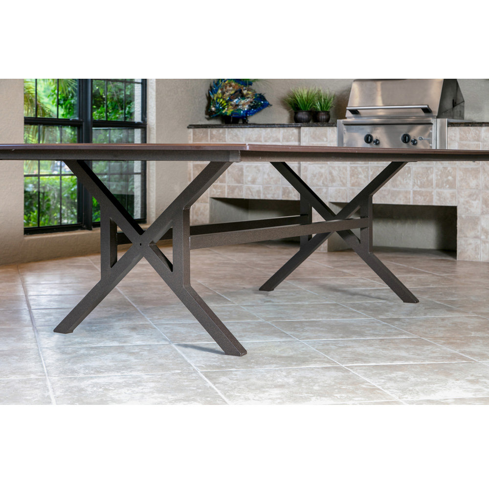 Windward dining table base detail