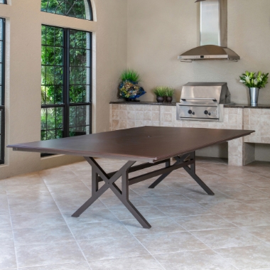 Windward MGP 60" x 110" Rectangle Dining with X-Base - KD60110-25S