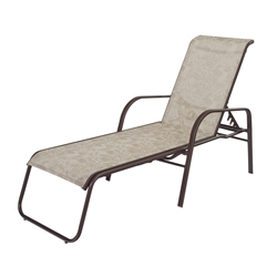 Windward Ocean Breeze Sling Residential Stackable Chaise Lounge - W1510