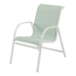 Windward Ocean Breeze Sling Stackable Dining Arm Chair - W1550