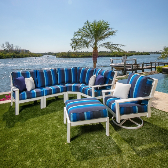 custom color outdoor swivel rocker