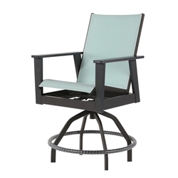 Windward Sienna MGP Sling Swivel Balcony Chair - W7138