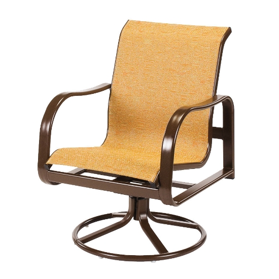 Windward Sonata Sling Dining Swivel Rocker - W4635